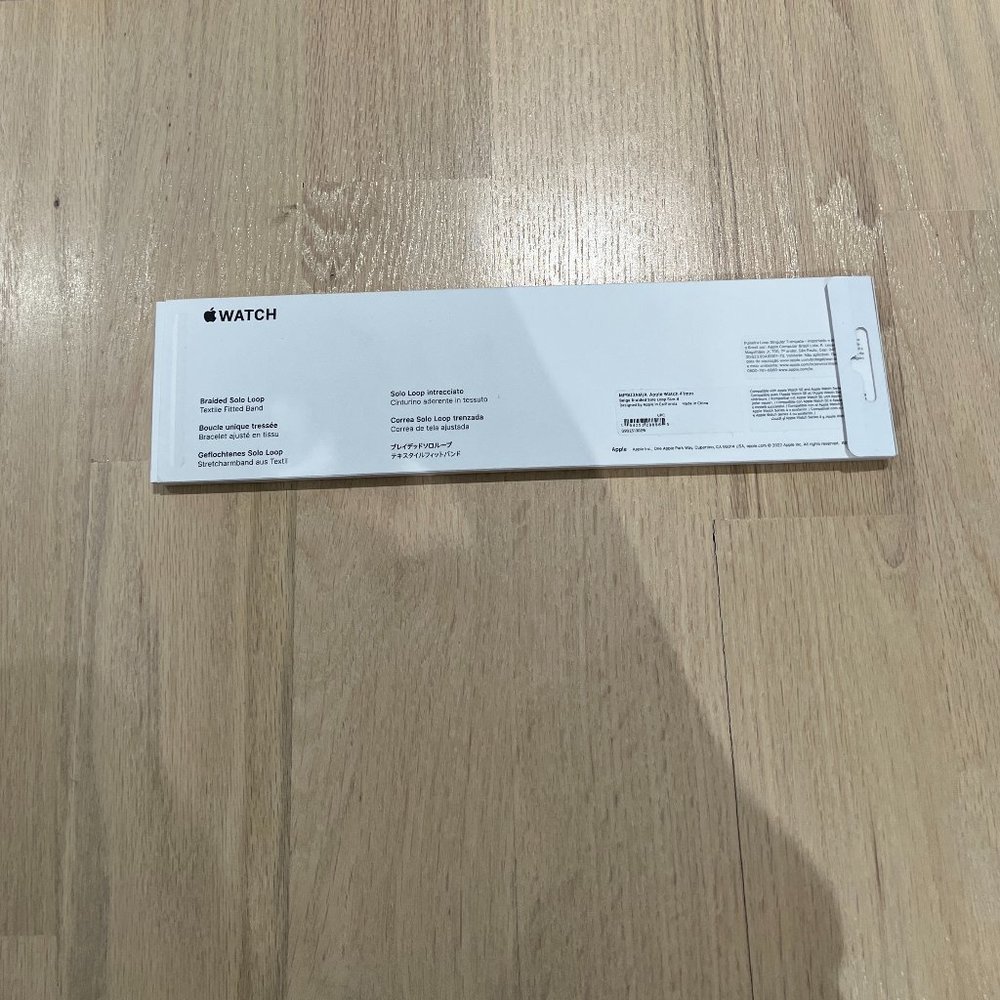 Apple Watch 41mm - Beige Braided Solo Loop Size 4 - MP9U3AM/A - NEW!